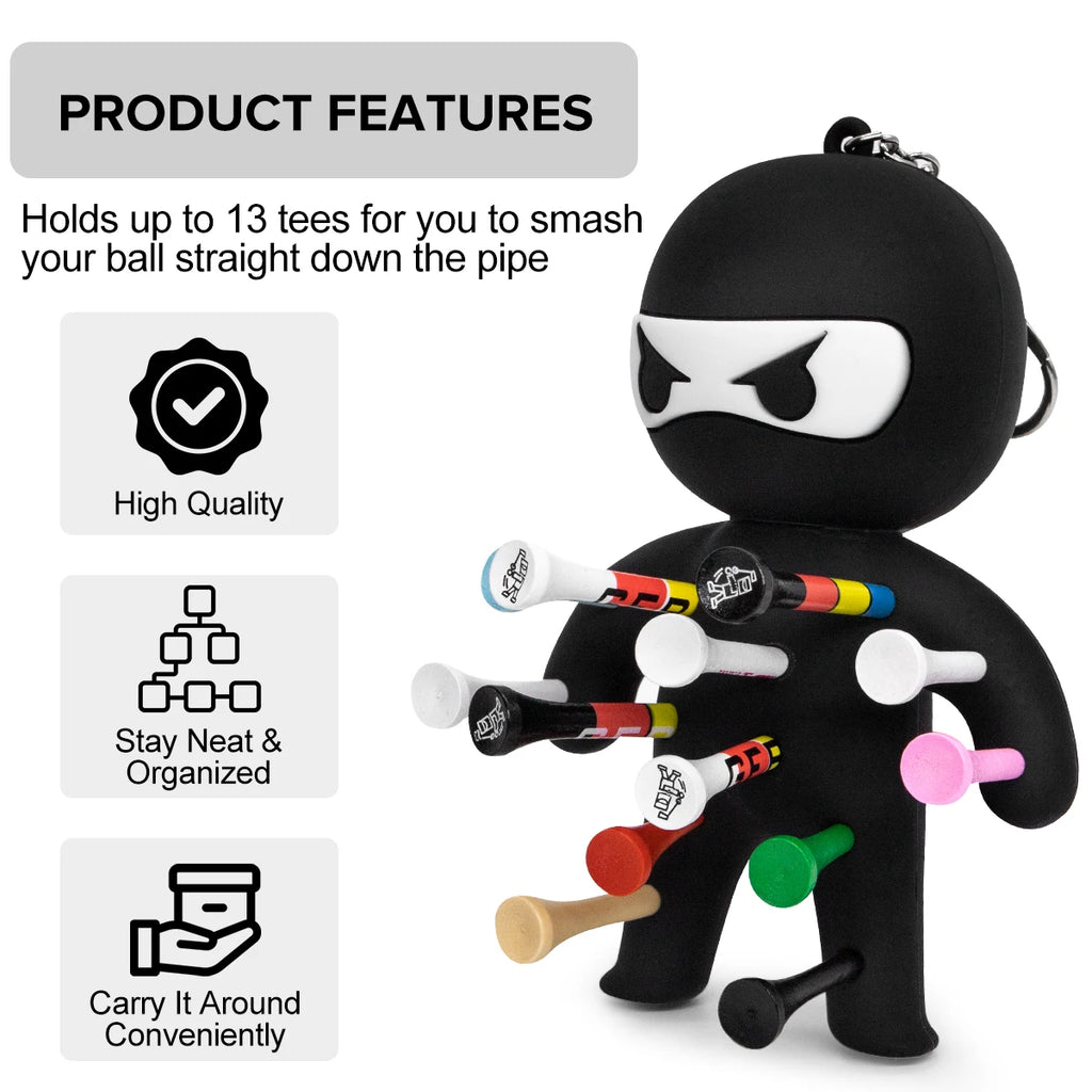 Ninja Tee Holder Keychain